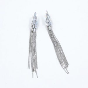 gynaikeia-asimenia-kremasta-skoulaikia-me-petres-lefkes silver stainless steel earrings jewelry