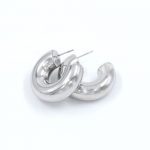 gynaikeia-skoularikia-krikoi-asimi-apo-atsali-half silver stainless steel jewelry earrings