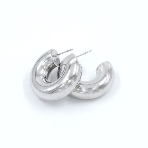 gynaikeia-skoularikia-krikoi-asimi-apo-atsali-half silver stainless steel jewelry earrings