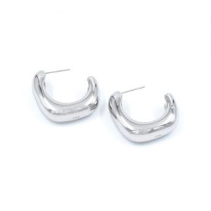 gynaikeia-skoularikia-krikoi-asimi-atsali-me-tetragono-sxedio silver stainless steel earrings jewelry