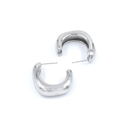 gynaikeia-skoularikia-krikoi-asimi-atsali-me-tetragono-sxedio silver stainless steel earrings jewelry