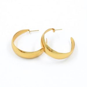 gynaikeia-skoularikia-krikoi-xrysoi-atsali stainless steel jewelry earring golden