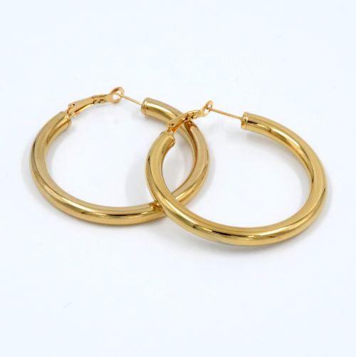 gynaikeia-skoularikia-krikoi-xrysoi-atsali stainless steel jewelry golden earrings