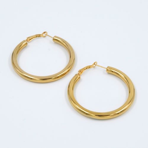 gynaikeia-skoularikia-krikoi-xrysoi-atsali earring jewelry golden stainless steel