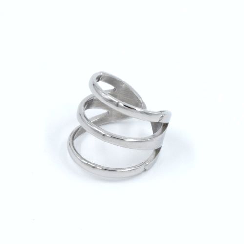 gynaikeio-daxtilidi-asimi-atsali-triplo-sxedio silver stainless steel ring jewelry