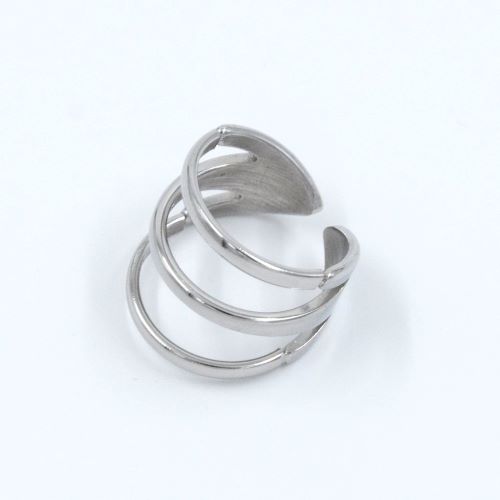 gynaikeio-daxtilidi-asimi-atsali-triplo-sxedio silver stainless steel ring jewelry