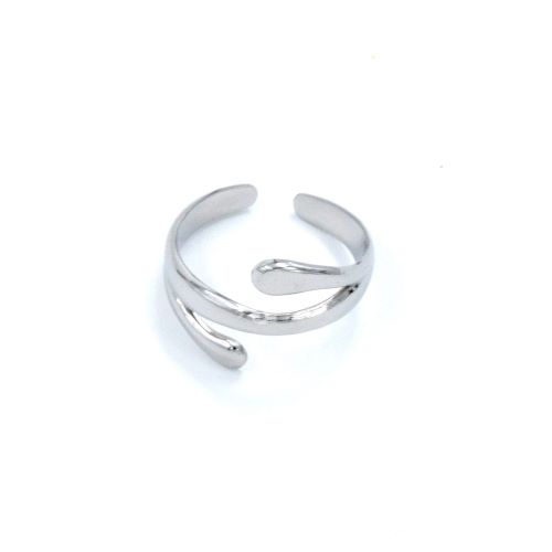 gynaikeio-daxtlidi-asimi-atsali-me-monterno-sxedio silver ring stainless steel jewelry