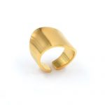 gynaikeio-daxtlidi-xryso-atsali-me-monterno-sxedio-wave ring golden stainless steel jewelry