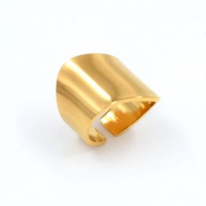 gynaikeio-daxtlidi-xryso-atsali-me-monterno-sxedio-wave ring golden stainless steel jewelry