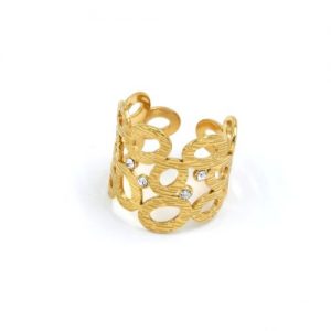 gynaikeio-daxtlidi-xryso-atsali-me-monterno-sxedio golden ring stainless steel jewelry