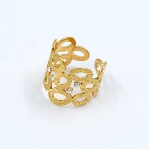 gynaikeio-daxtlidi-xryso-atsali-me-monterno-sxedio golden ring stainless steel jewelry