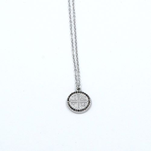 gynaikeio-kolie-konstantinato-se-asimi-xroma silver necklace jewelry stainless steel